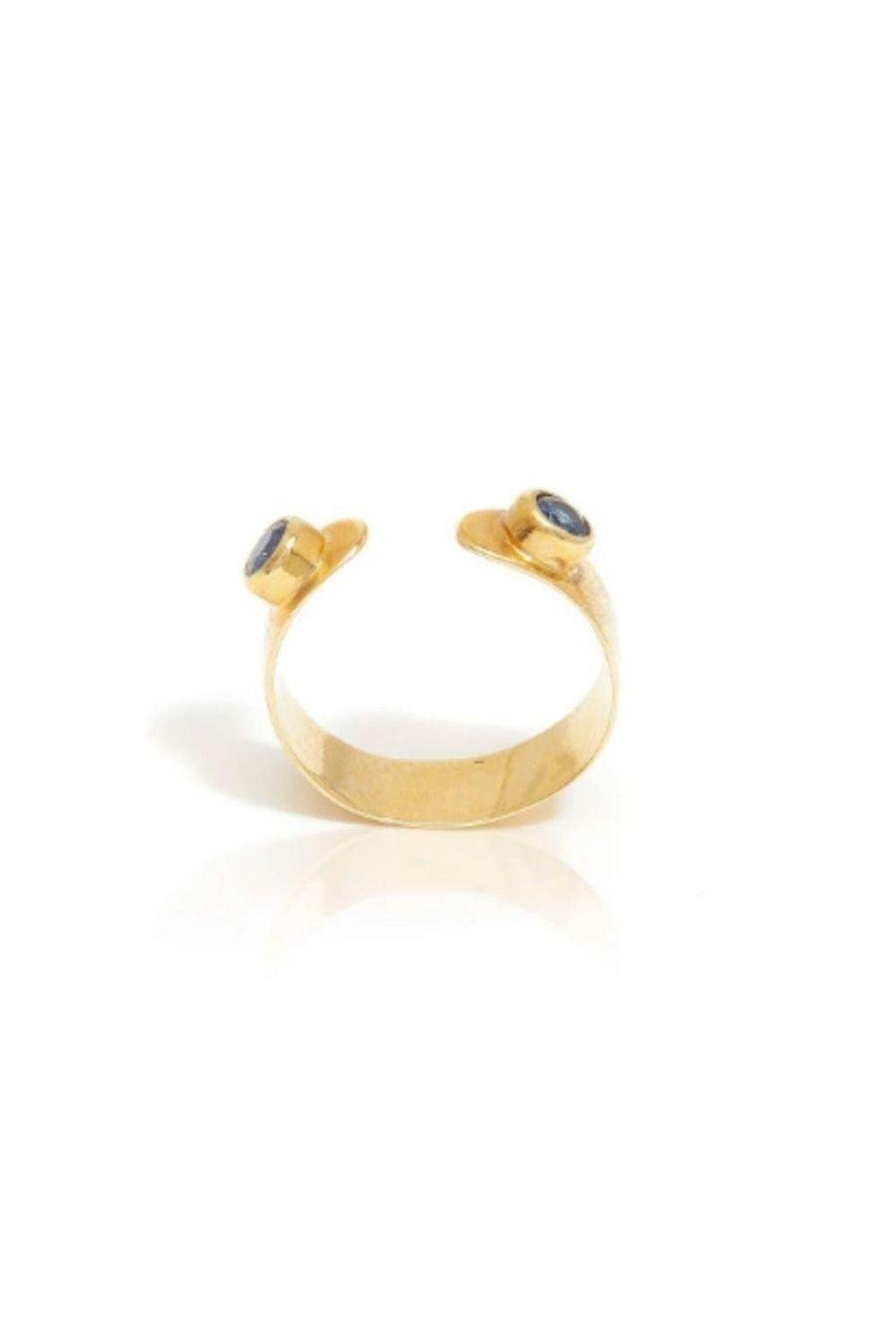 Linya Jewellery-Modica Safir Taşlı Yüzük-Yüzük-2-fleurdirect.live
