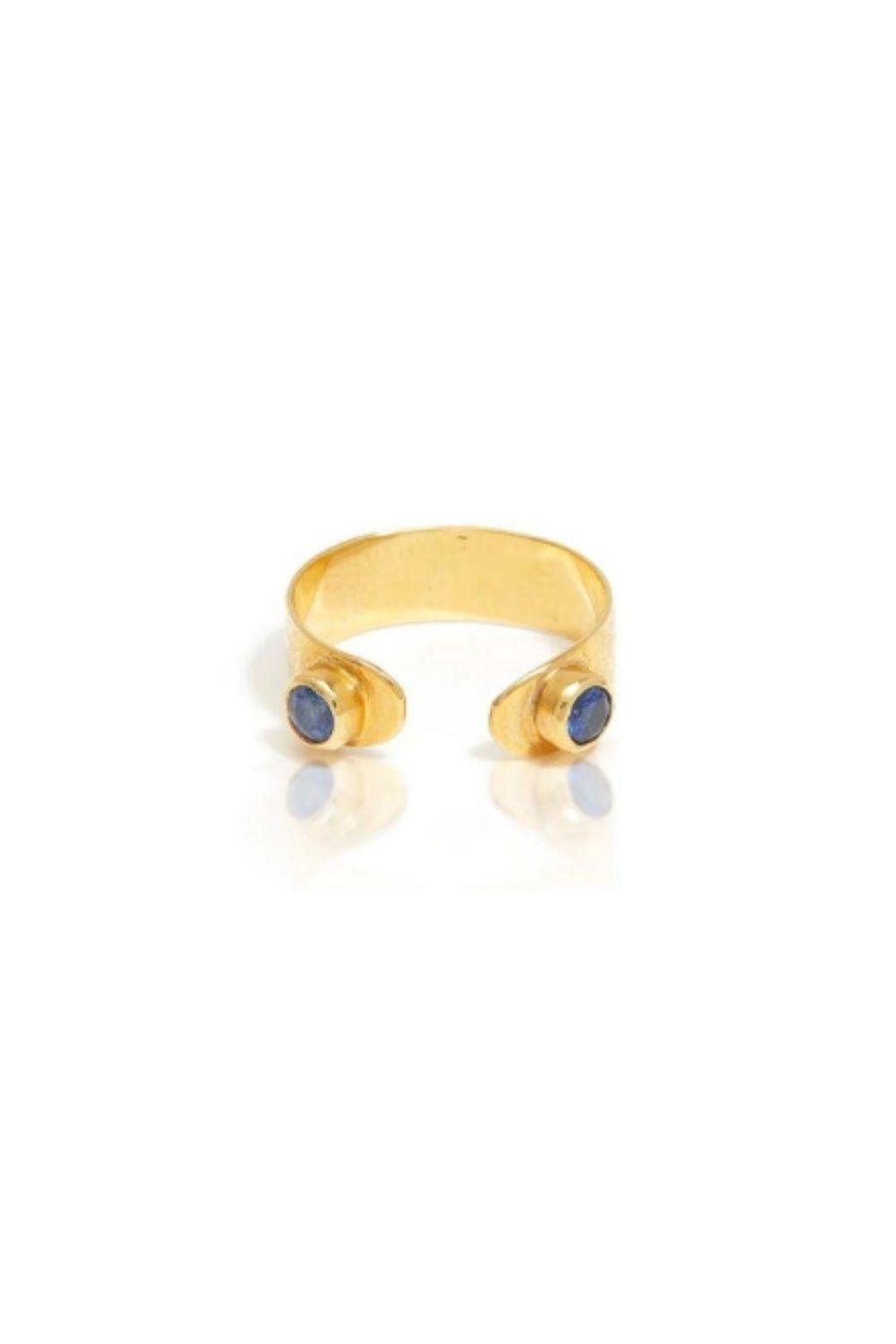 Linya Jewellery-Modica Safir Taşlı Yüzük-Yüzük-5-fleurdirect.live