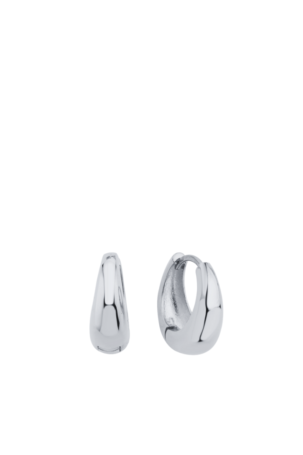 Linya Jewellery-Morf Mini Halka Küpe Gümüş-Küpe-1-fleurdirect.live