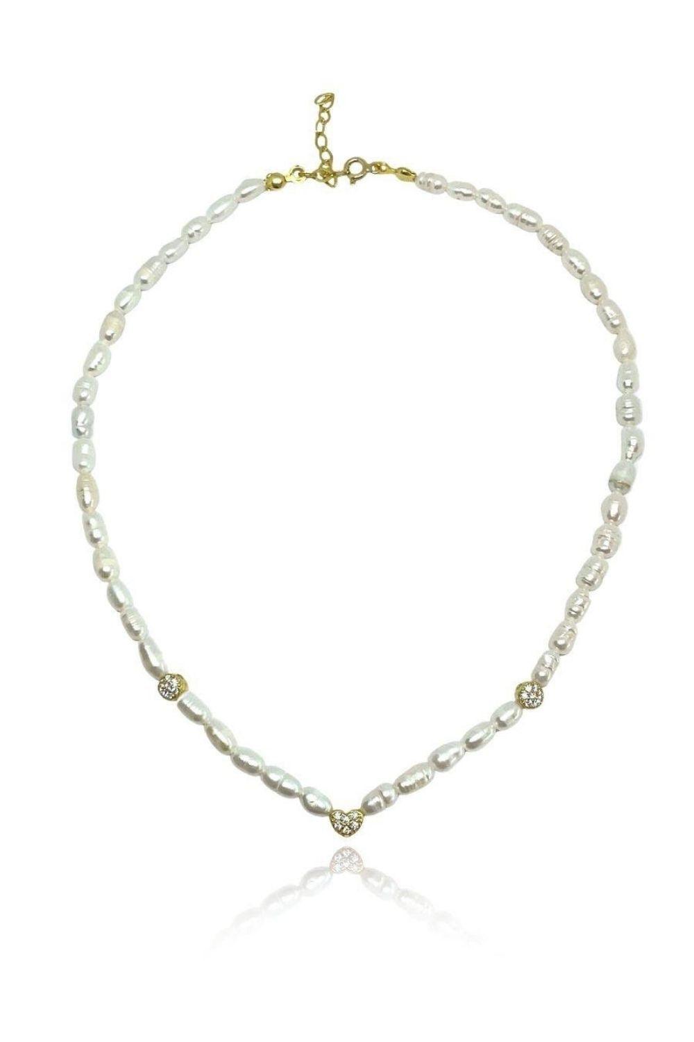 Linya Jewellery-Romes Kalpli İnci Kolye-Kolye-1-fleurdirect.live