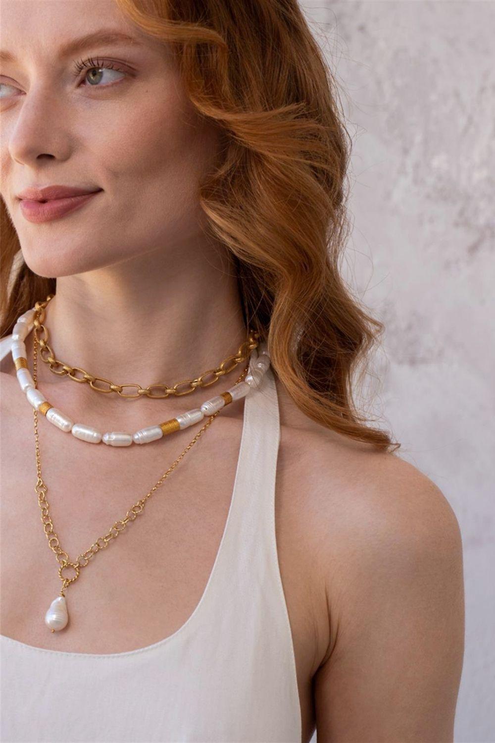 Linya Jewellery-Sebra İnci Kolye-Kolye-3-fleurdirect.live