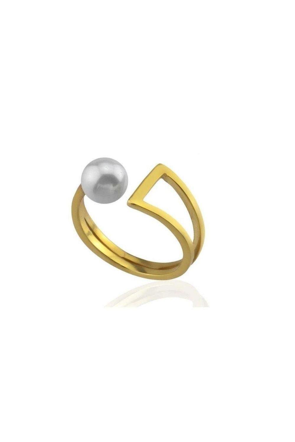 Linya Jewellery-Tek İnci Yüzük-Yüzük-1-fleurdirect.live
