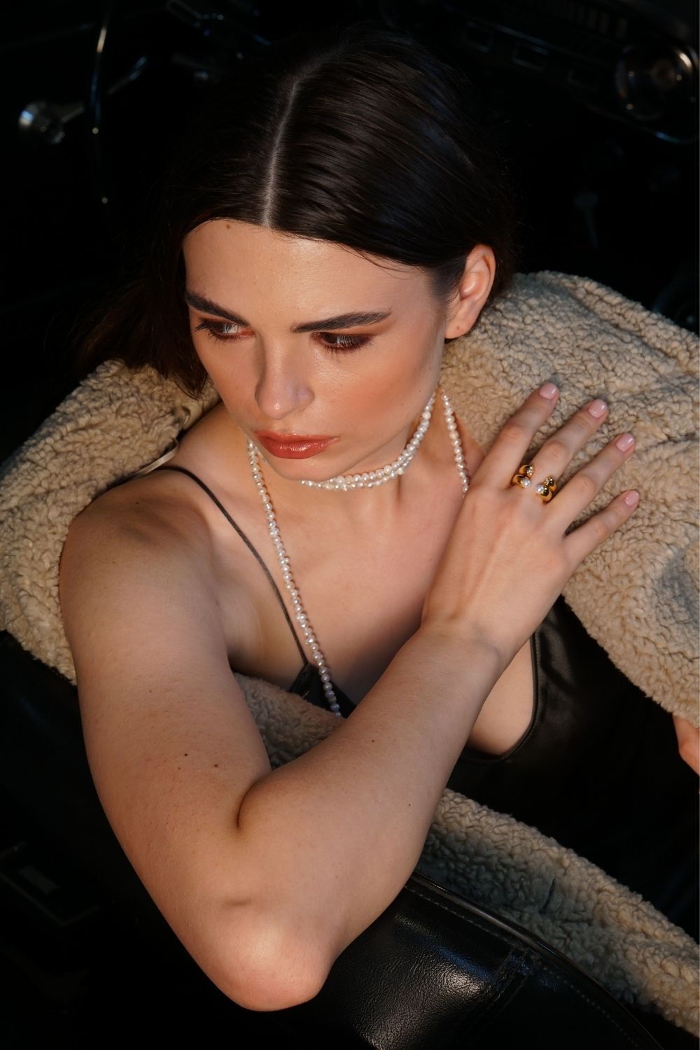Linya Jewellery-Tera Uzun İnci Kolye-Kolye-5-fleurdirect.live