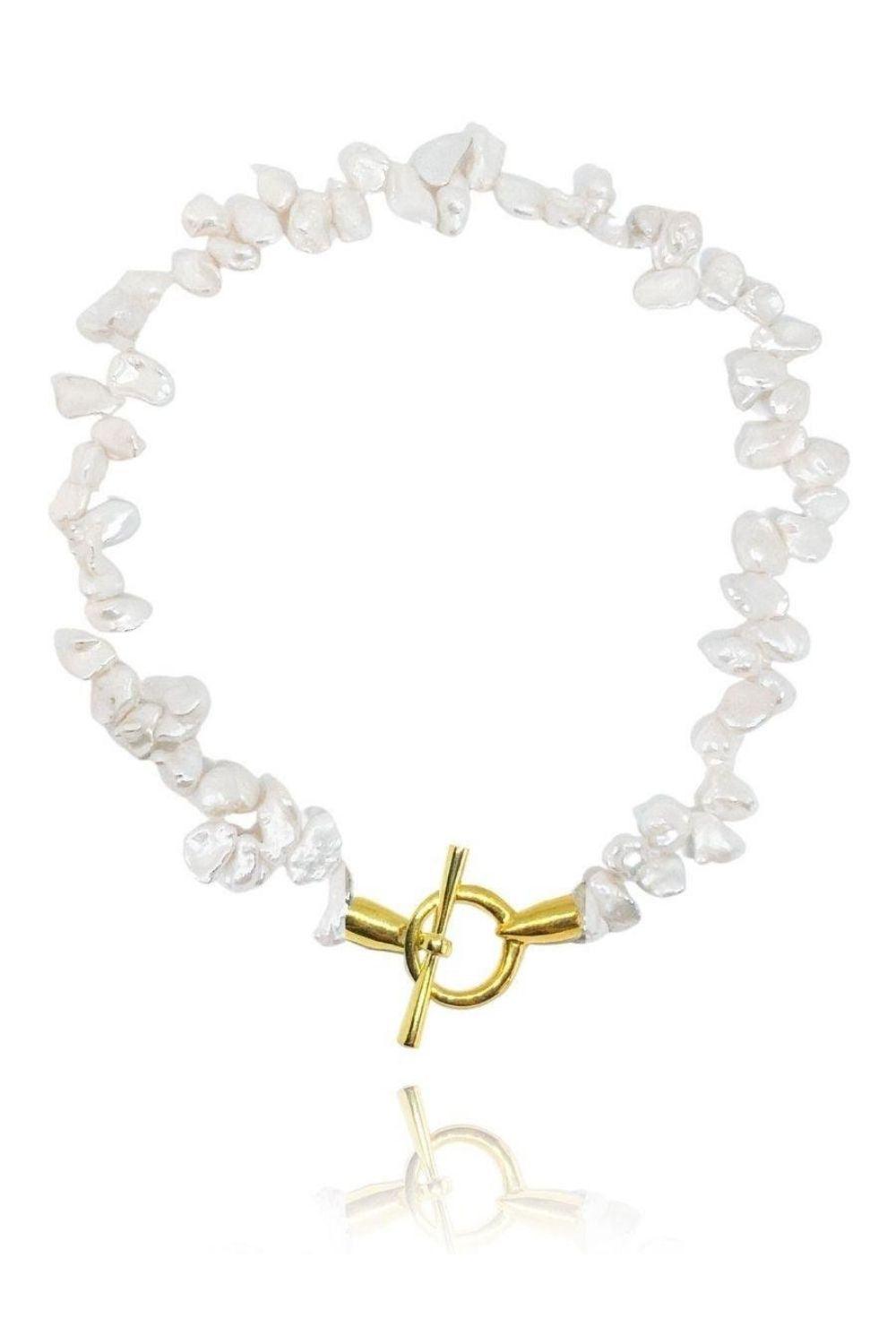 Linya Jewellery-Tety Asimetrik İnci Kolye-Kolye-1-fleurdirect.live