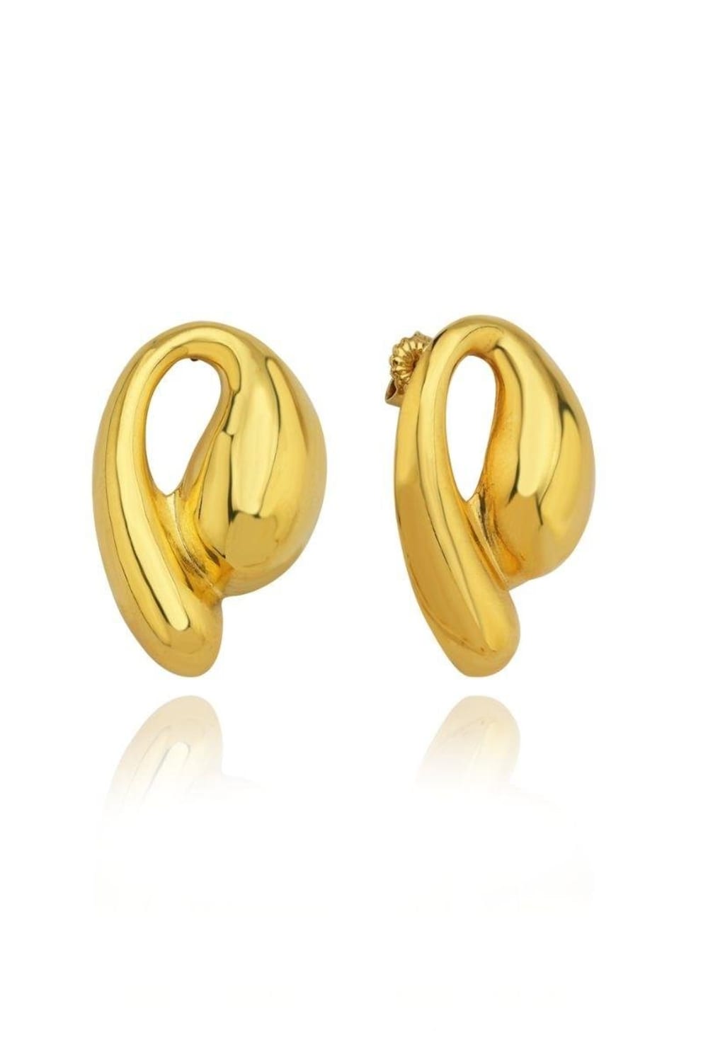 Linya Jewellery-Tina Büyük Midye Küpe-Küpe-1-fleurdirect.live
