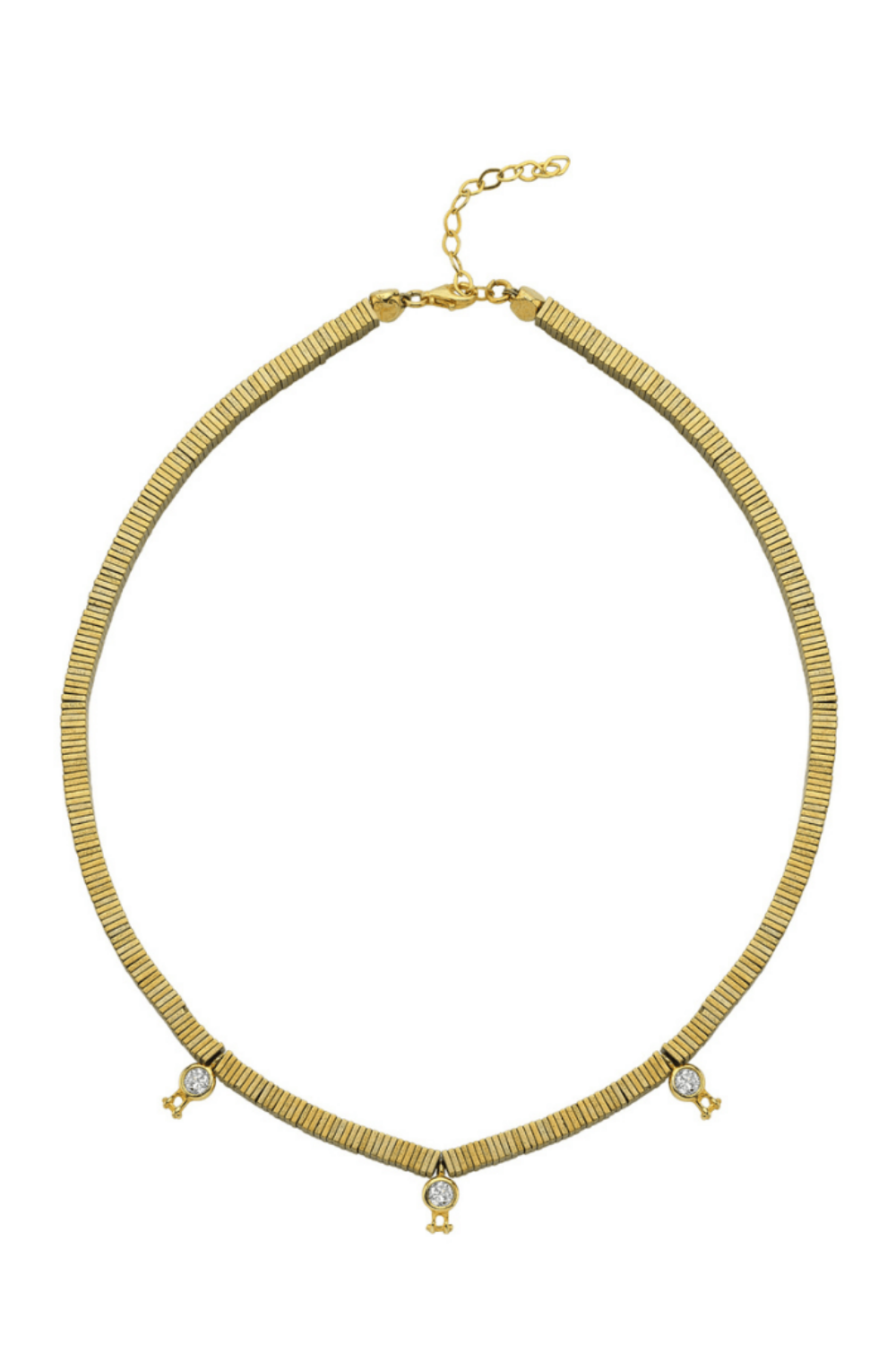 Linya Jewellery-Verta Hematit Taşlı Kolye-Kolye-1-fleurdirect.live
