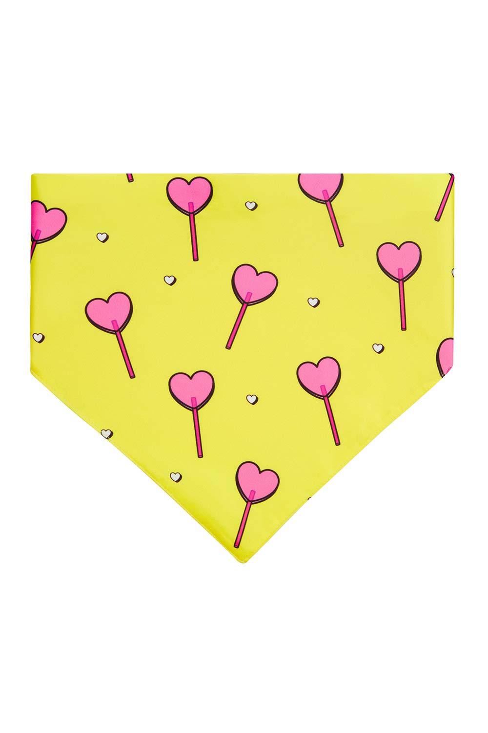 Little Monsters-Hearts Candy Bandana-Köpek-2-fleurdirect.live