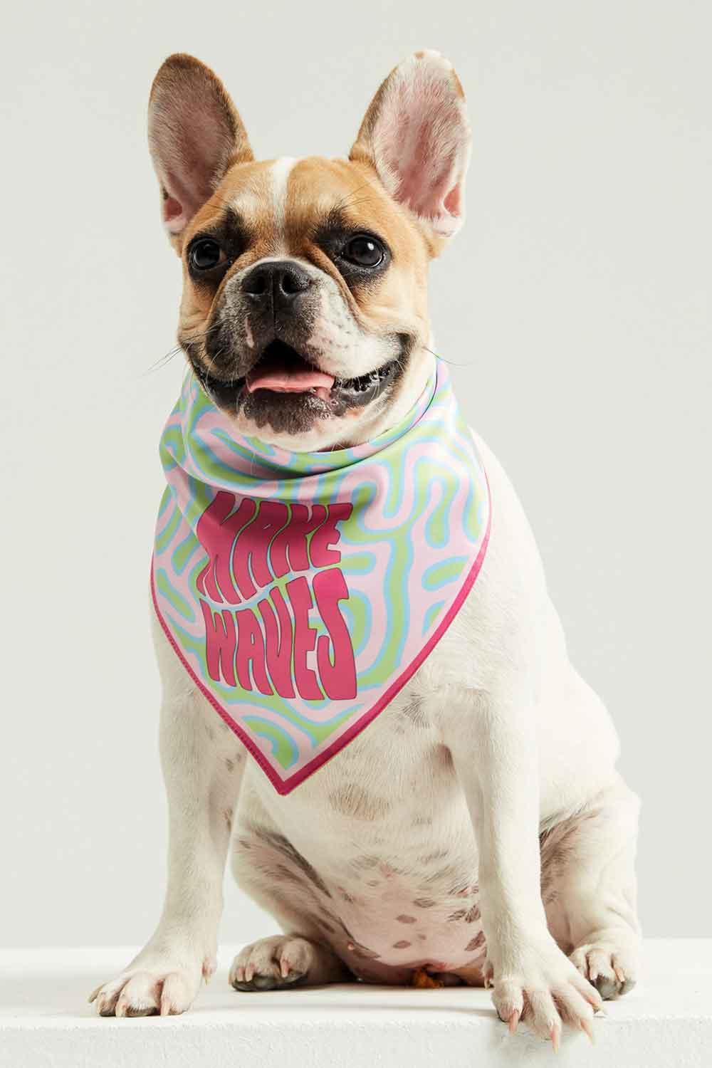 Little Monsters-Make Waves Bandana-Köpek-1-fleurdirect.live