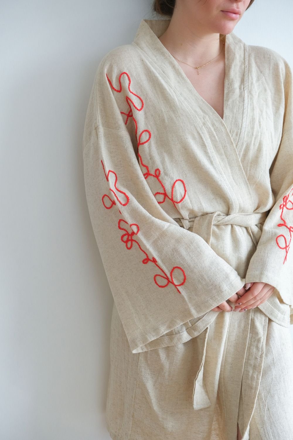 Lofuta-Kimono Ottoman Red-Kimono-10-fleurdirect.live