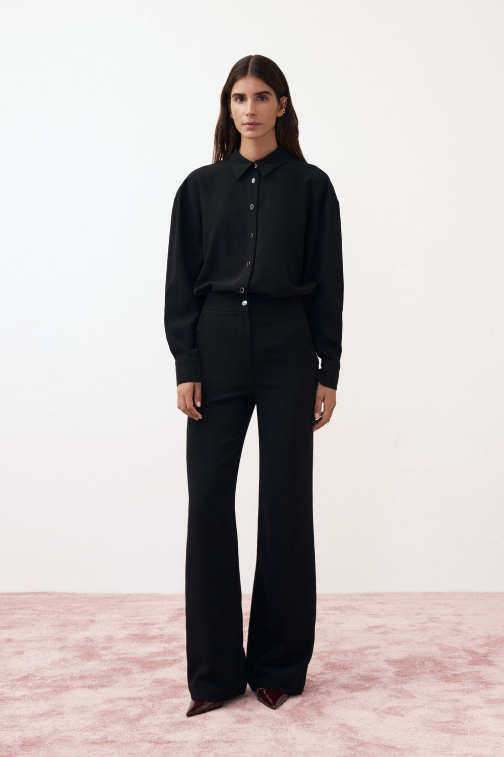 Lucentie-Aila Black Shirt-Bluz-3-fleurdirect.live
