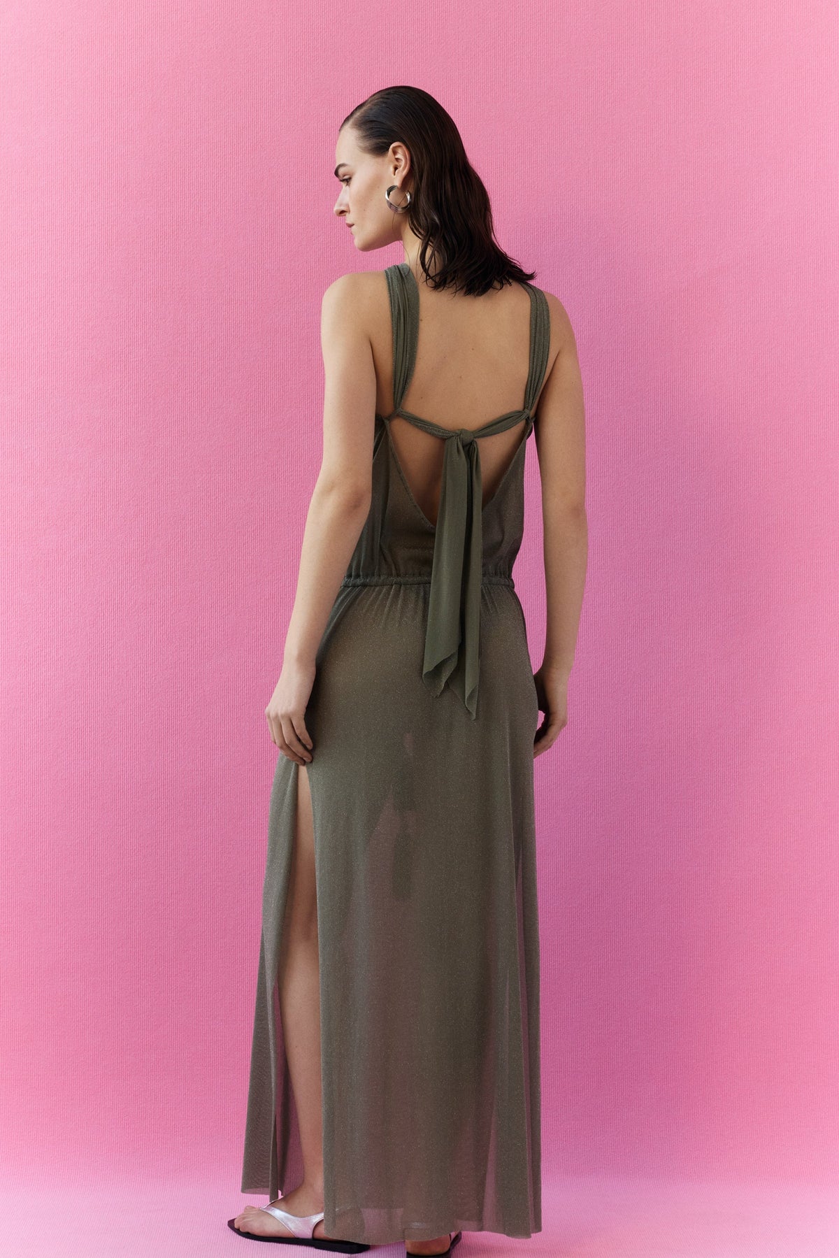 Lucentie-Sandy Dress-Elbise-4-fleurdirect.live