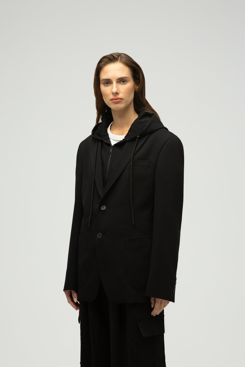 MAXIMUS-Eran Çıkabilir Kapüşonlu Oversize Örme Blazer-Ceket-7-fleurdirect.live