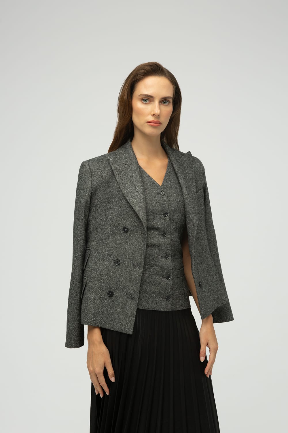 MAXIMUS-Ester Yün Blazer Ceket-Ceket-3-fleurdirect.live