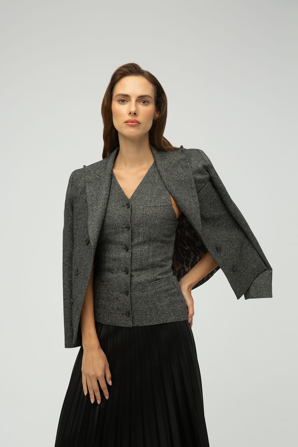 MAXIMUS-Ester Yün Blazer Ceket-Ceket-8-fleurdirect.live