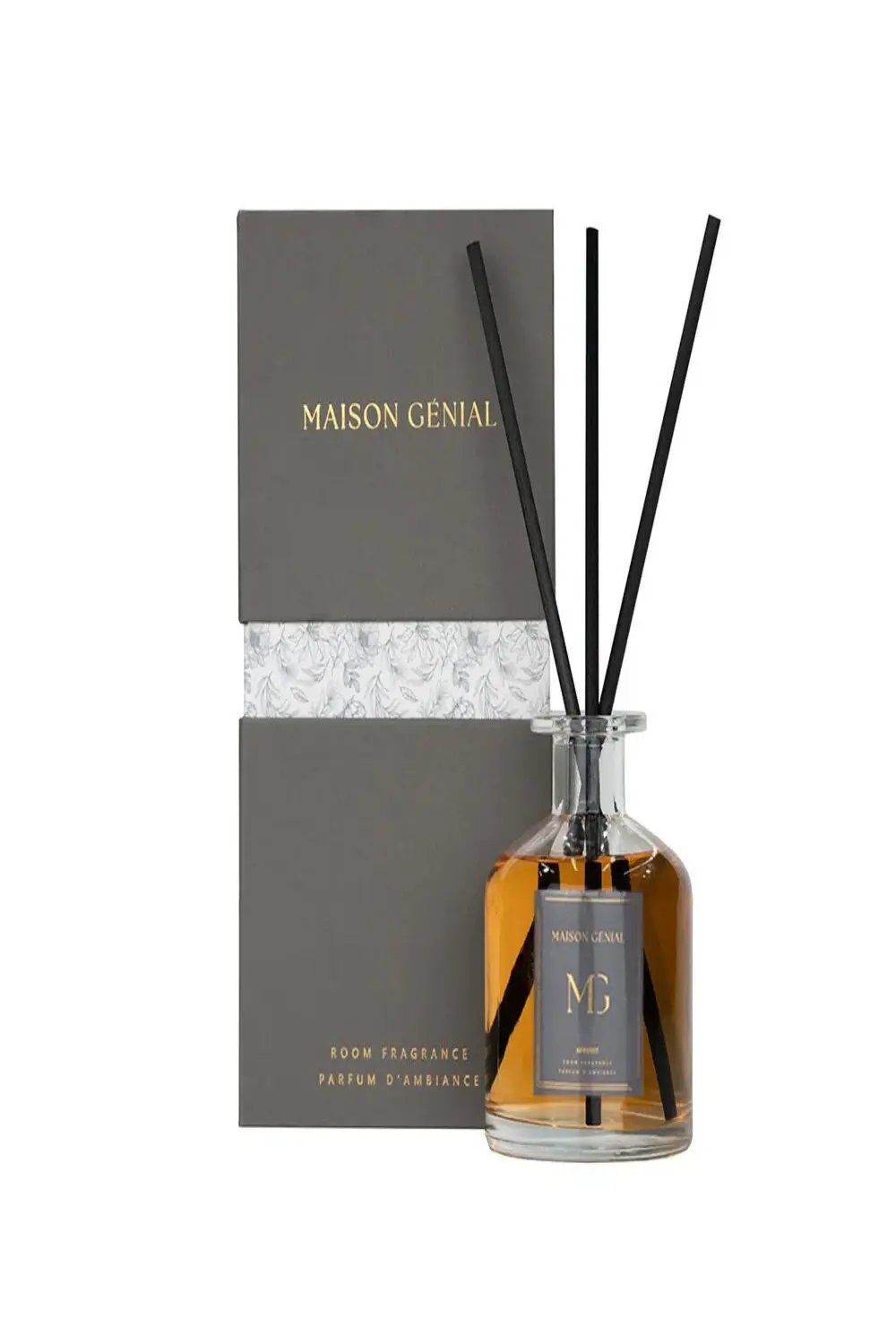 Maison Genial-Maison Genial Luxury Afrodit Gri Difüzör 220cl-Oda Kokusu-1-fleurdirect.live