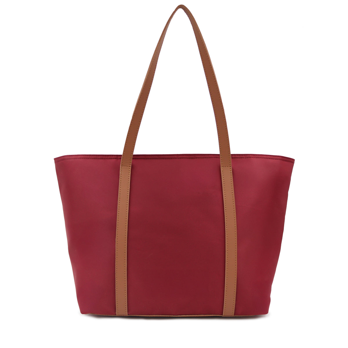 Maison Sacrée-Croisette Urban Burgundy Large Shoulder Bag-Handbag-2-fleurdirect.live