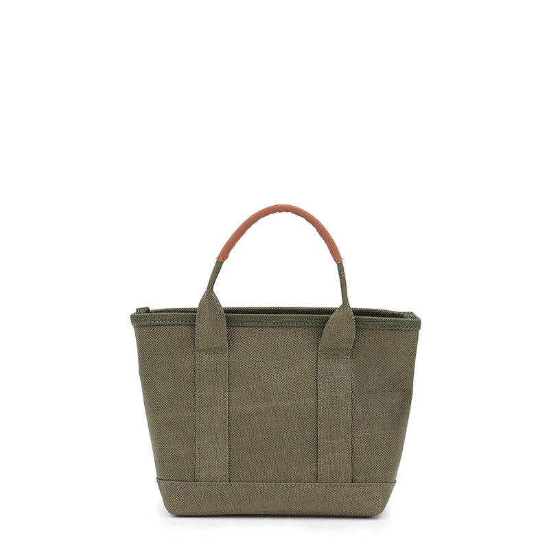 Maison Sacrée-Miramar Winter Khaki Extra Mini Shoulder Bag-Omuz Çantası-2-fleurdirect.live