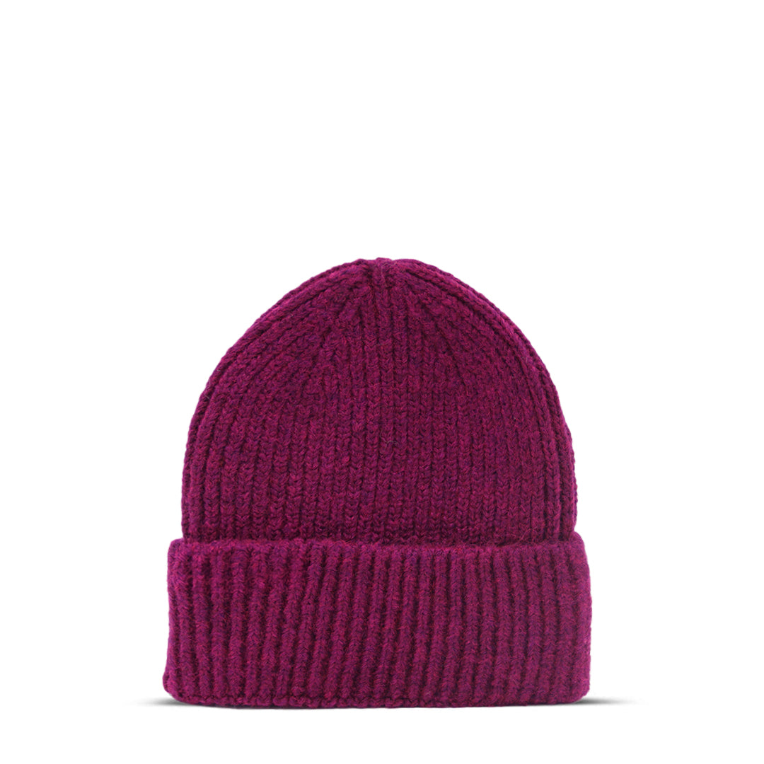 Maison Sacrée-Ms Burgundy Knitted Beanie-Bere-2-fleurdirect.live