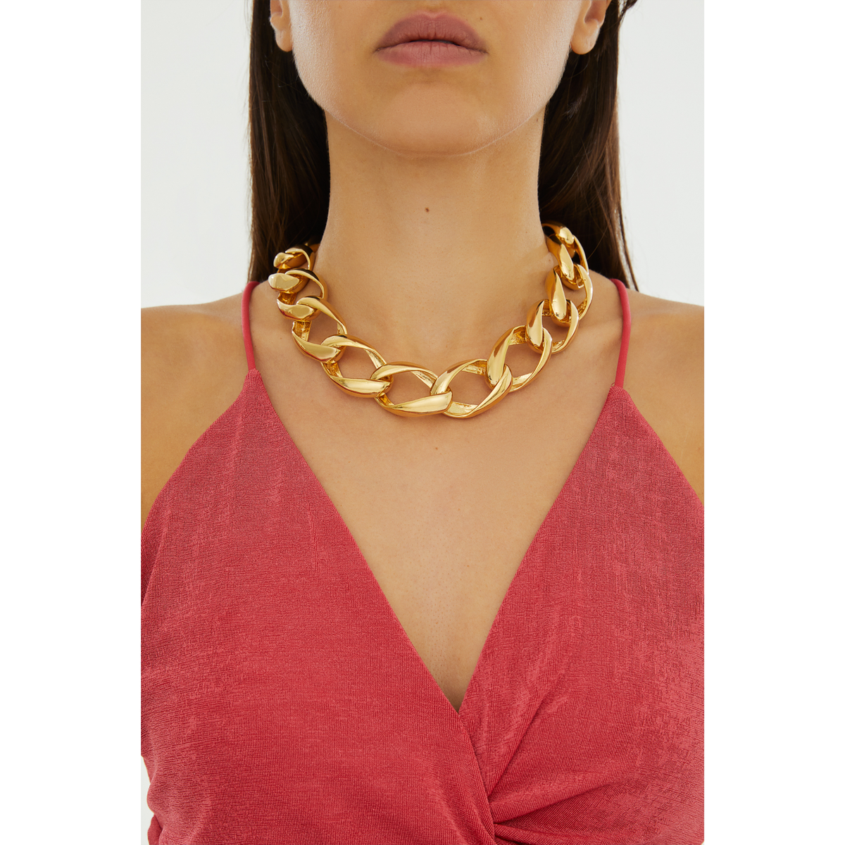 Maison Soula-Nyx Chain Necklace Thick Chains-Necklace-4-fleurdirect.live