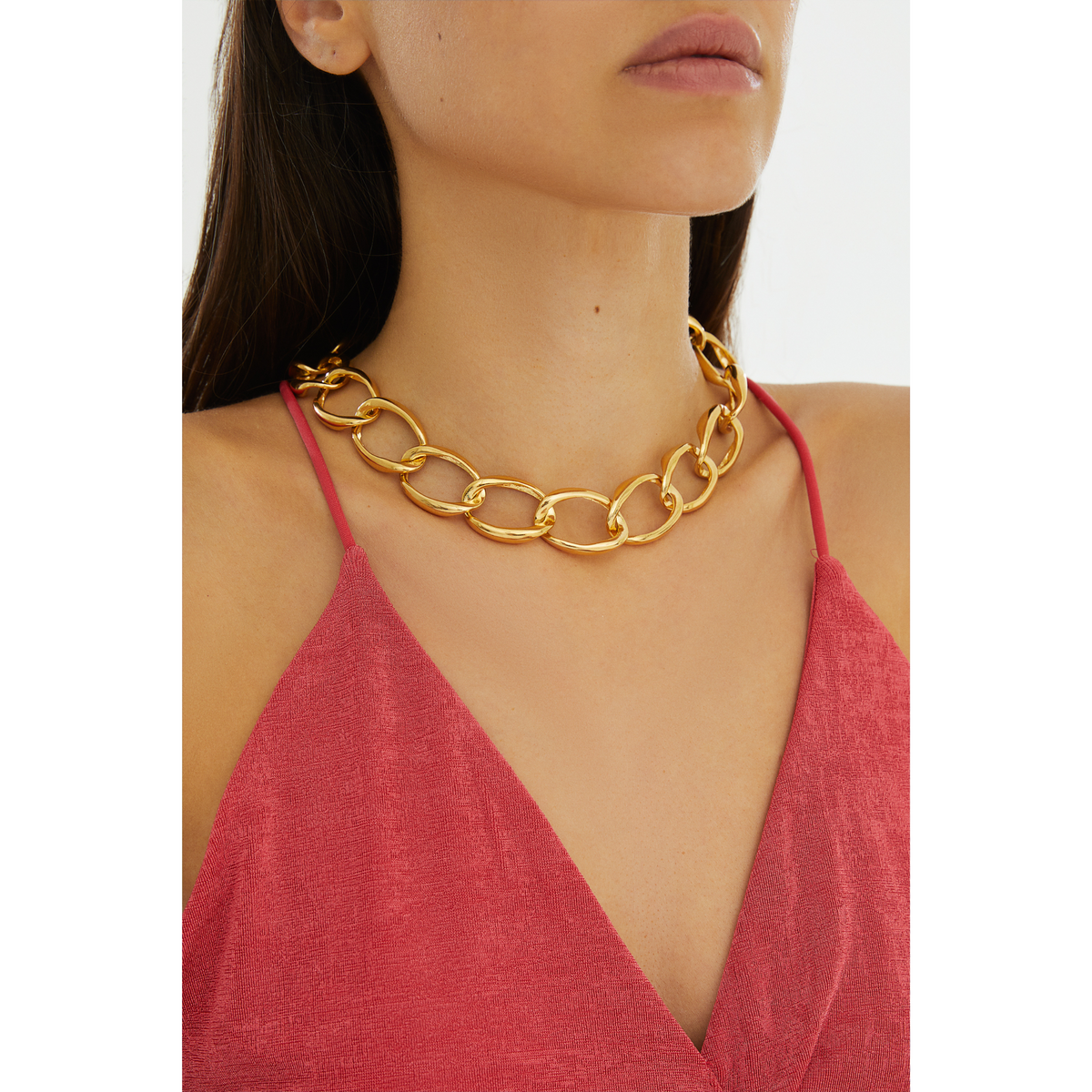 Maison Soula-Nyx Chain Necklace Thin Chains-Necklace-2-fleurdirect.live