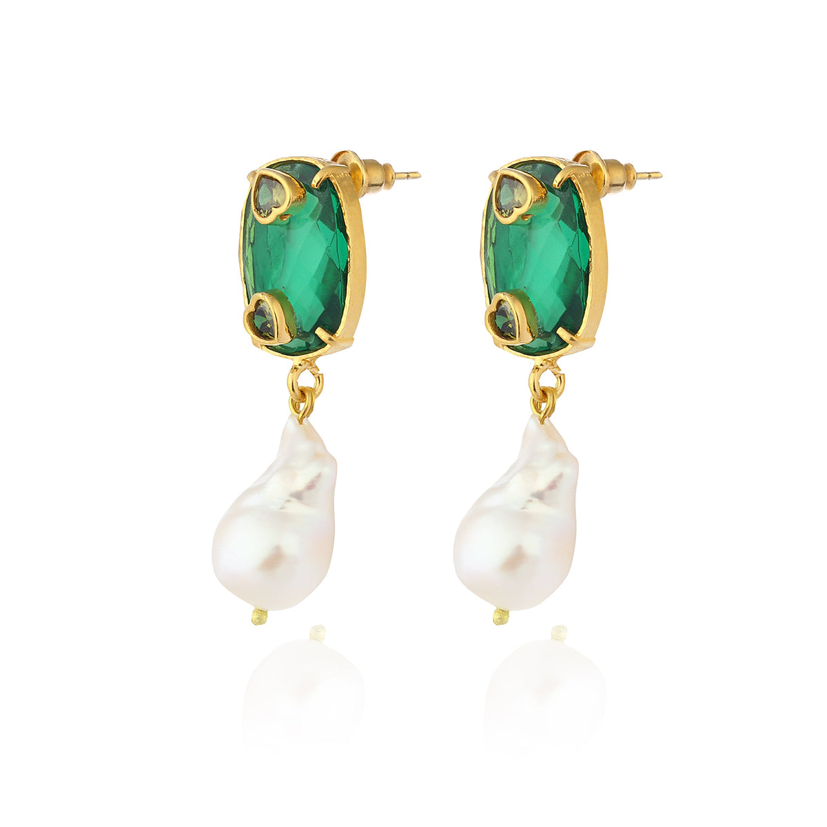 Maison Soula-Antheia Earrings Green-Earrings-3-fleurdirect.live