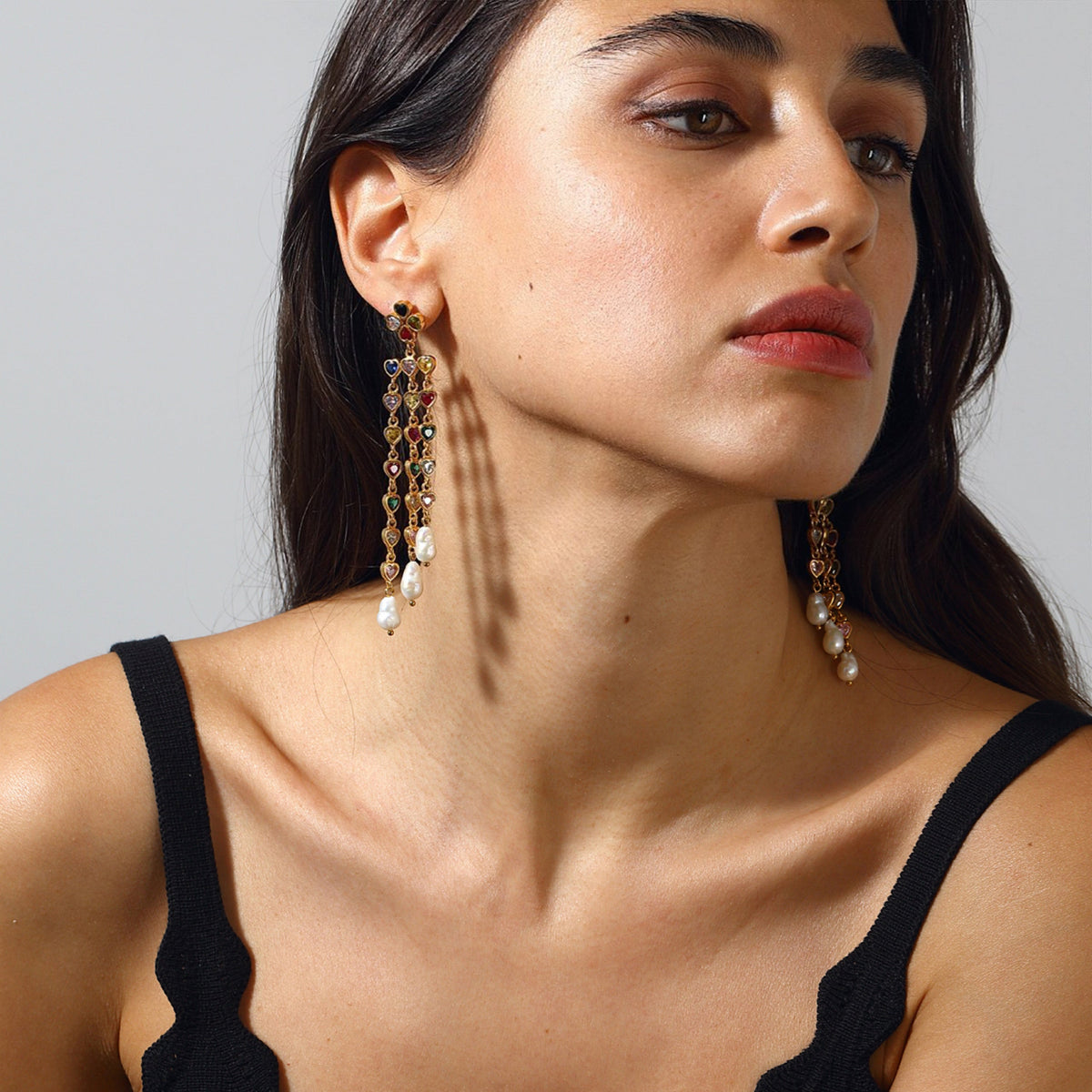 Maison Soula-Aphrodite Earrings-Earrings-2-fleurdirect.live