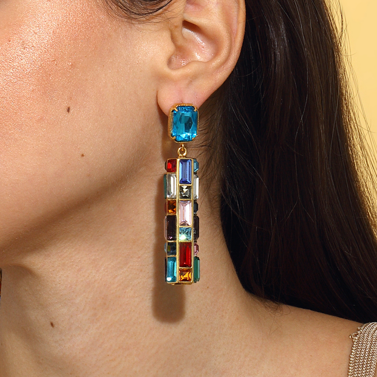 Maison Soula-Gloria Earrings Deep Blue-Earrings-6-fleurdirect.live