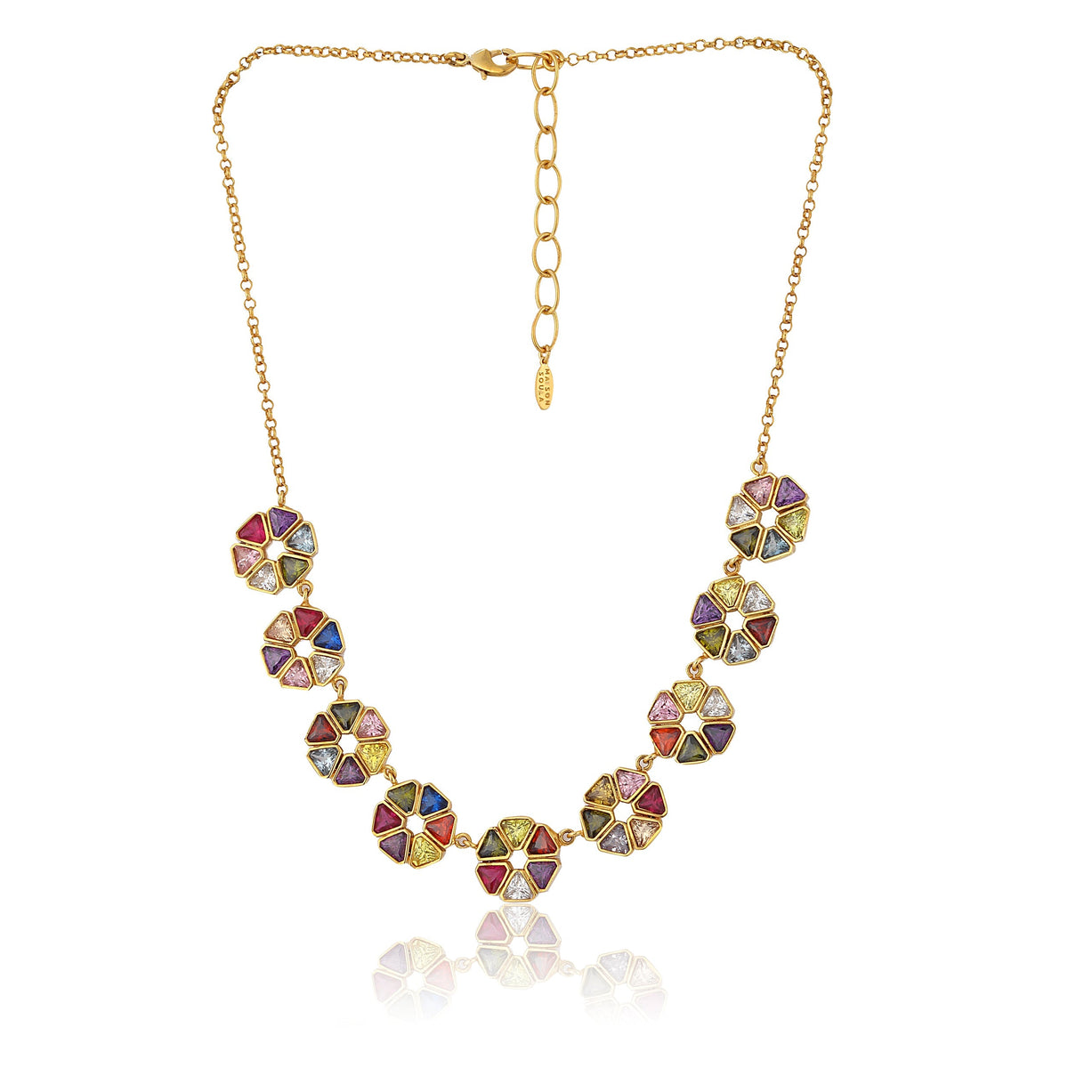 Maison Soula-Wheel Of Fortune Necklace Regina-Necklace-1-fleurdirect.live