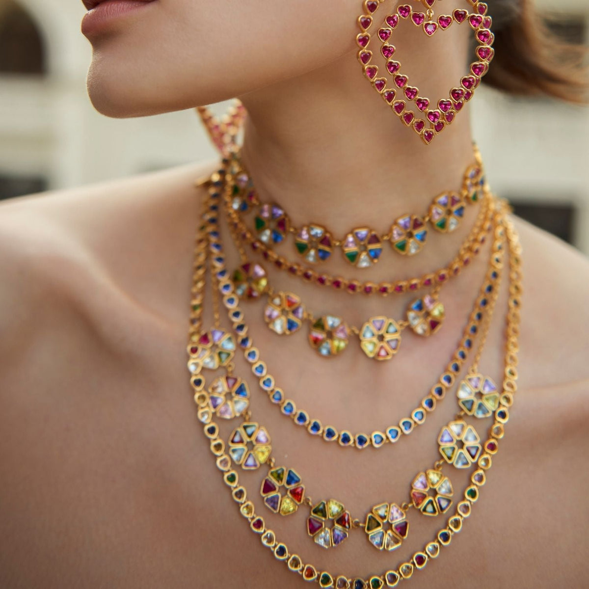 Maison Soula-Wheel Of Fortune Necklace Regina-Necklace-6-fleurdirect.live