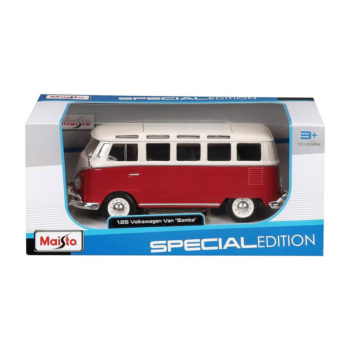 Maisto-May 31956 Volksvagen Van Samba 1:25 Model Araba Necotoys-Model Arabalar-1-fleurdirect.live