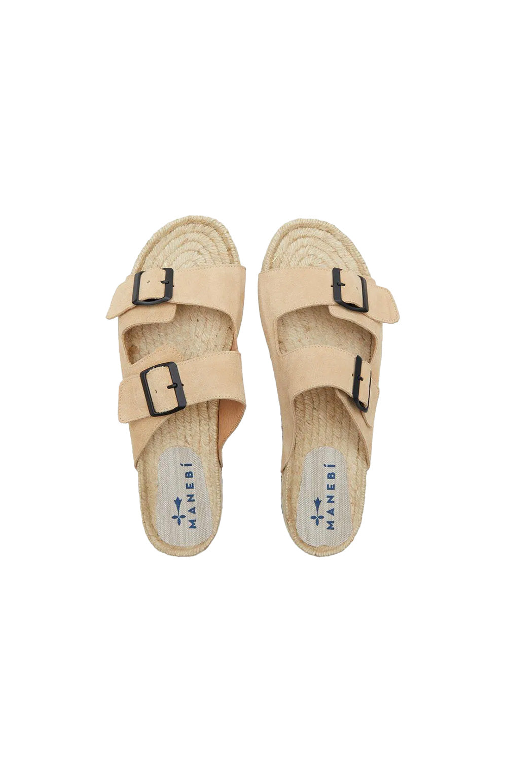 Manebi-Hamptons Nordic Sandals Champagne Beige-Sandalet & Terlik-1-fleurdirect.live