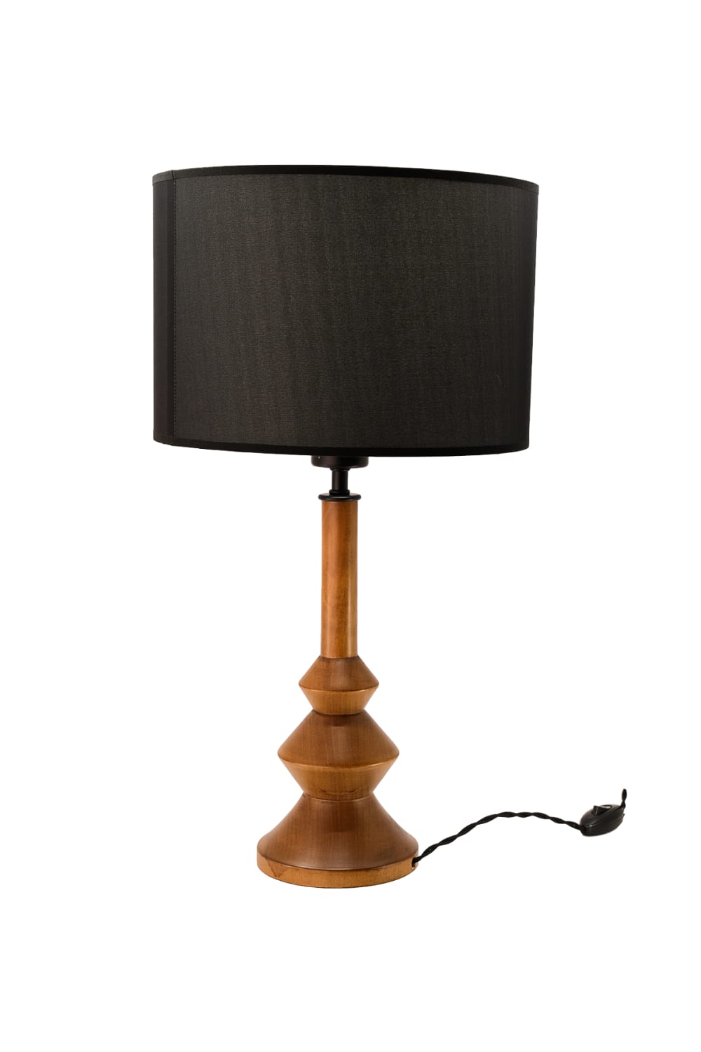 Massello Design-Elegante Ahşap Abajur Ceviz-Masa Lambası-1-fleurdirect.live