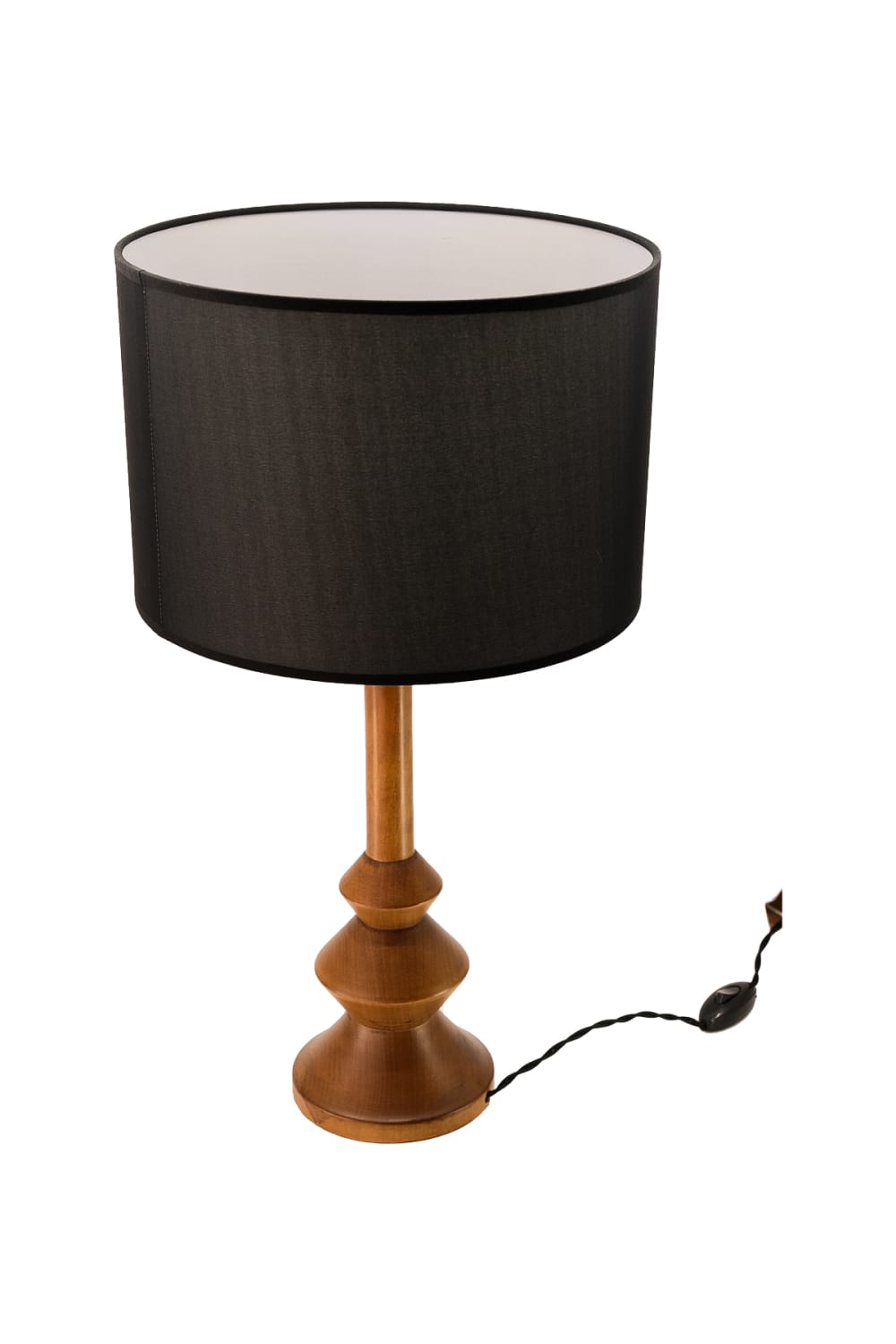 Massello Design-Elegante Ahşap Abajur Ceviz-Masa Lambası-2-fleurdirect.live