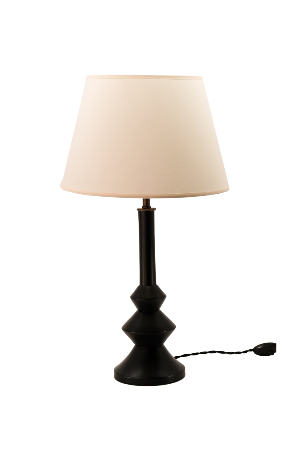 Massello Design-Elegante Ahşap Abajur Siyah-Masa Lambası-1-fleurdirect.live