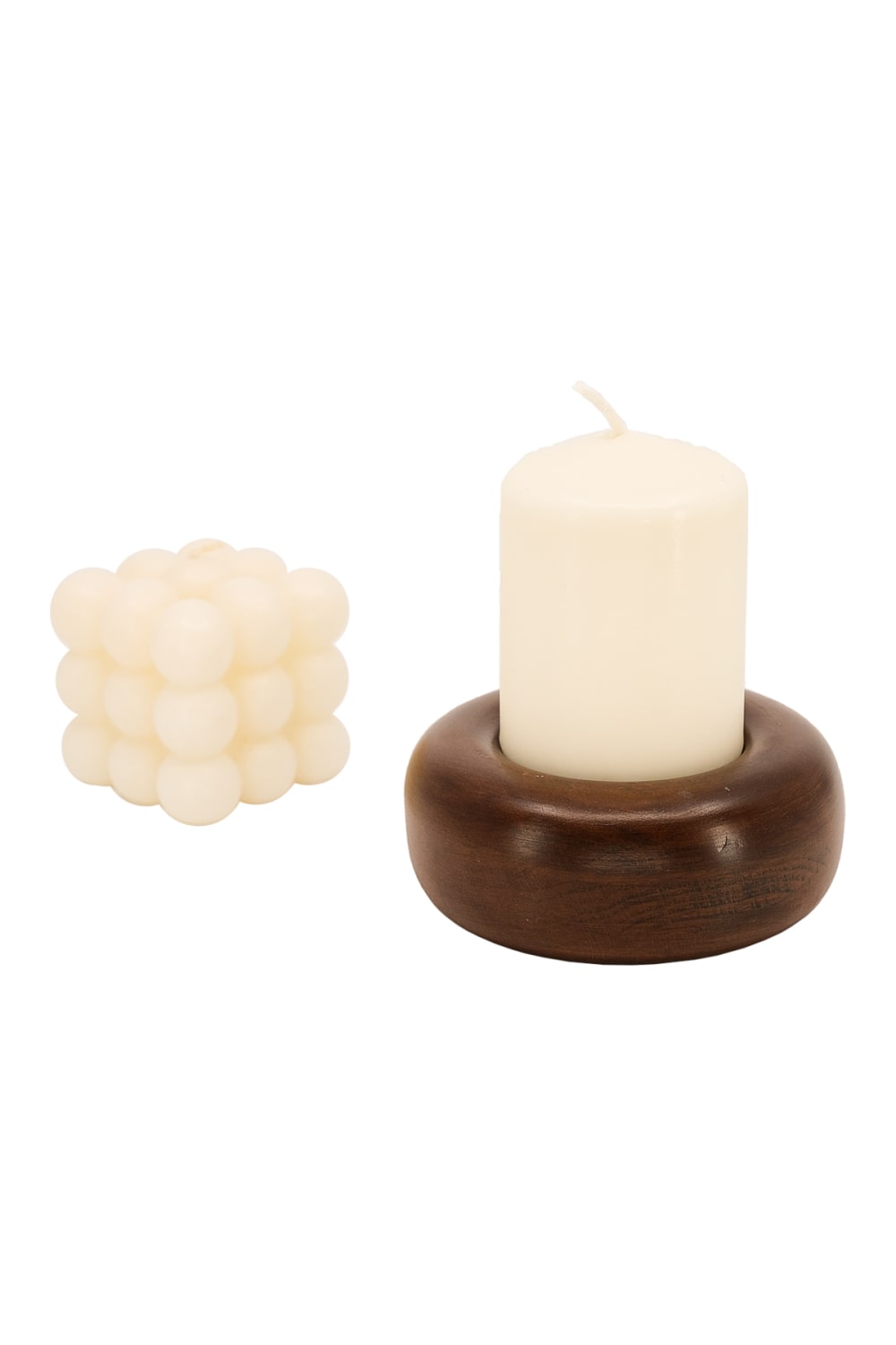 Massello Design-Ruota Ahşap T-light Mumluk-Mumluk & Şamdan-3-fleurdirect.live