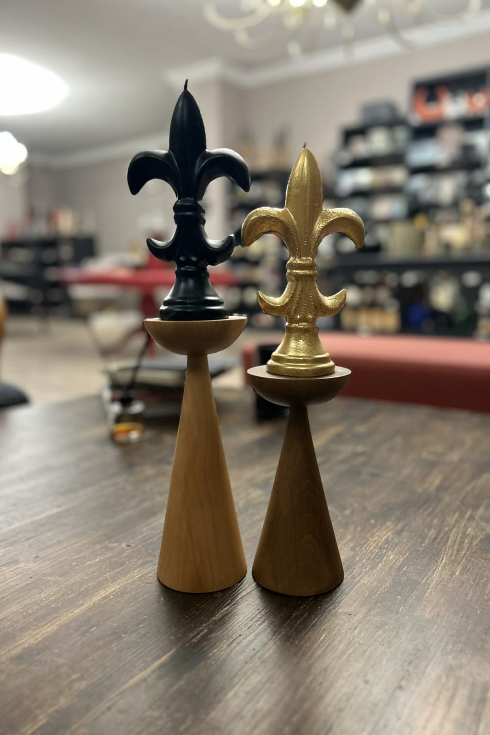 Massello Design-Valentina 2'li Ahşap Sütun Mumluk-Mumluk & Şamdan-2-fleurdirect.live