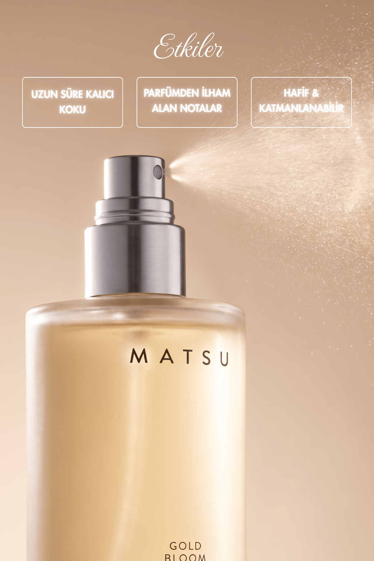 Gold Bloom Çiçeksi Vücut Misti