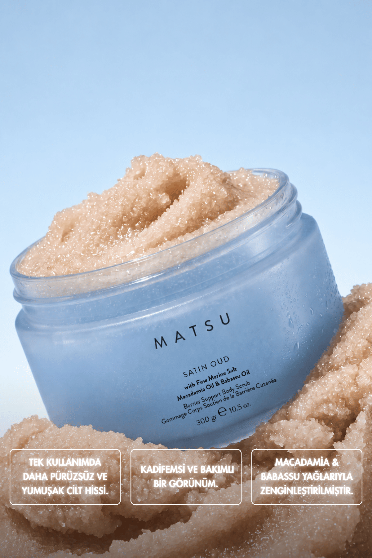 Satin Oud Bariyer Destekleyici Vücut Peelingi