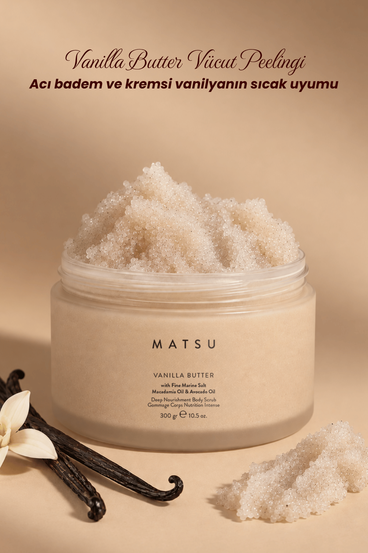 Vanilla Butter Besleyici Vücut Peelingi