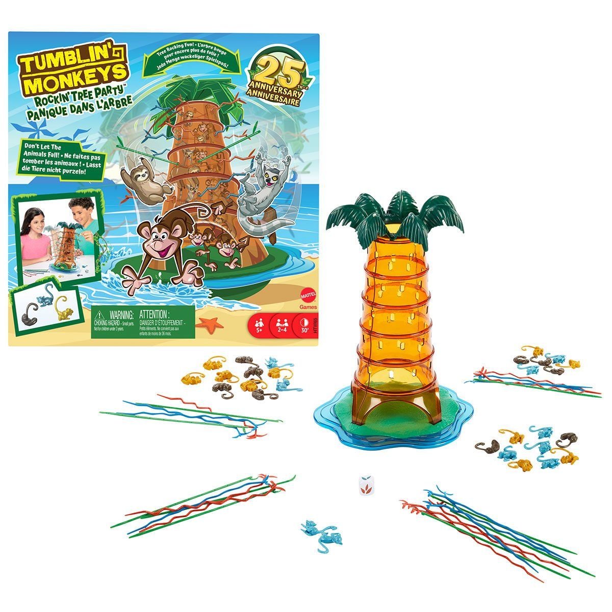 Mattel-Tumblin' Monkeys 25. Yıl özel Kutu Oyunu-Kutu Oyunları-1-fleurdirect.live