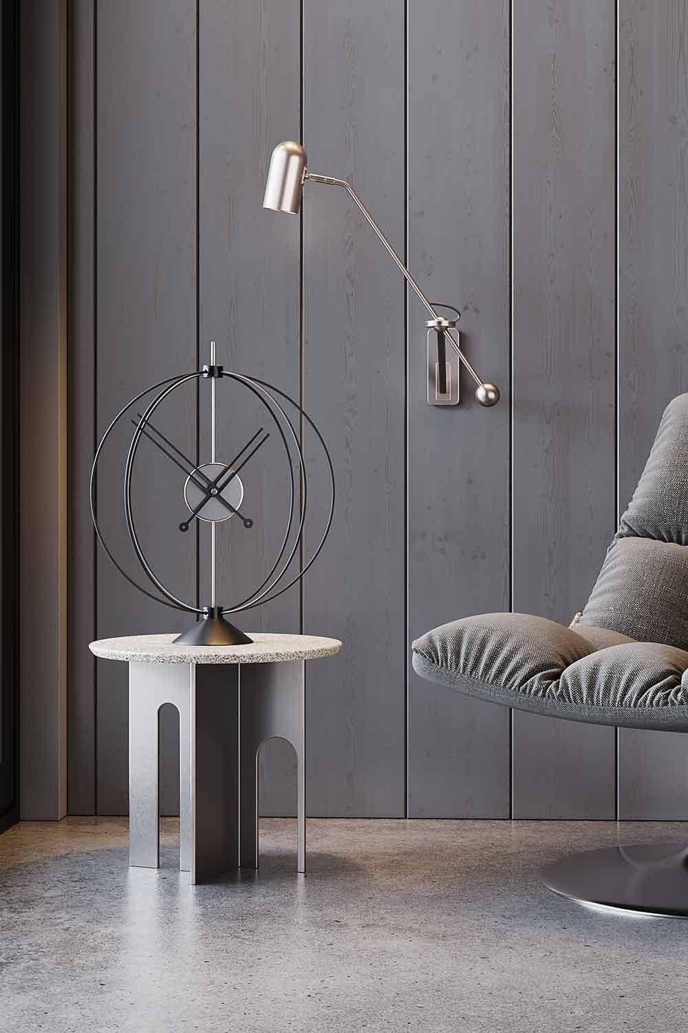 Mclocks-Atom 35 Dekoratif masa saati-Duvar Saati-1-fleurdirect.live