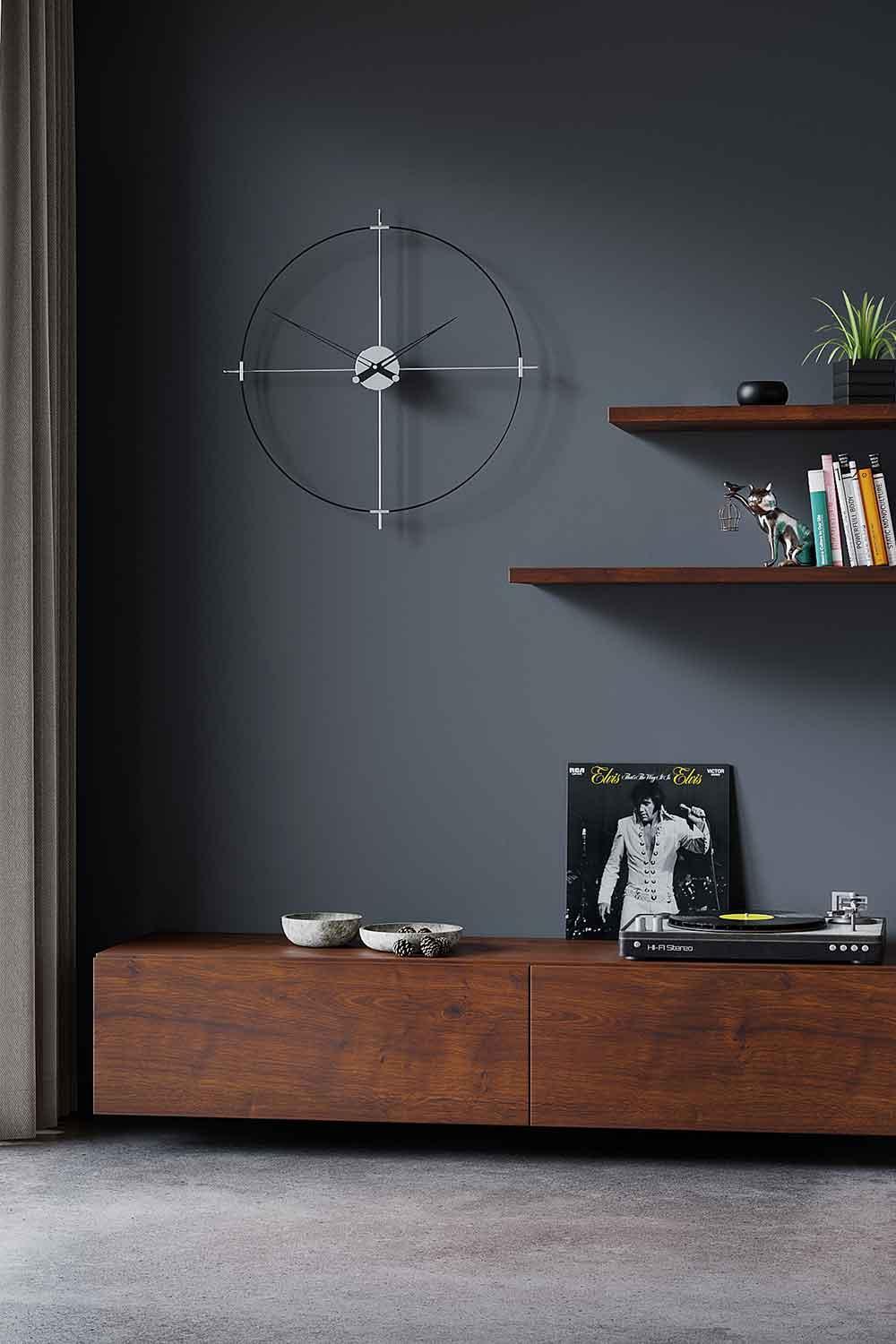Mclocks-Eternal 60 Silver Dekoratif Duvar Saati-Duvar Saati-1-fleurdirect.live