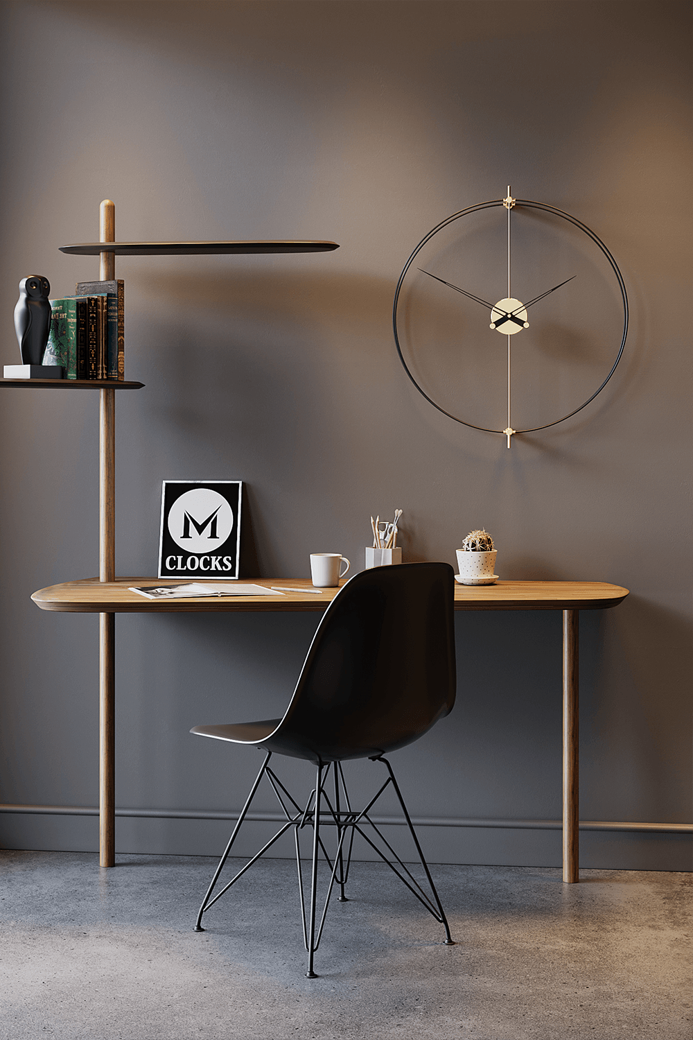 Mclocks-Mclocks Timless simple 60 Dekoratif duvar saati-Duvar Saati-1-fleurdirect.live