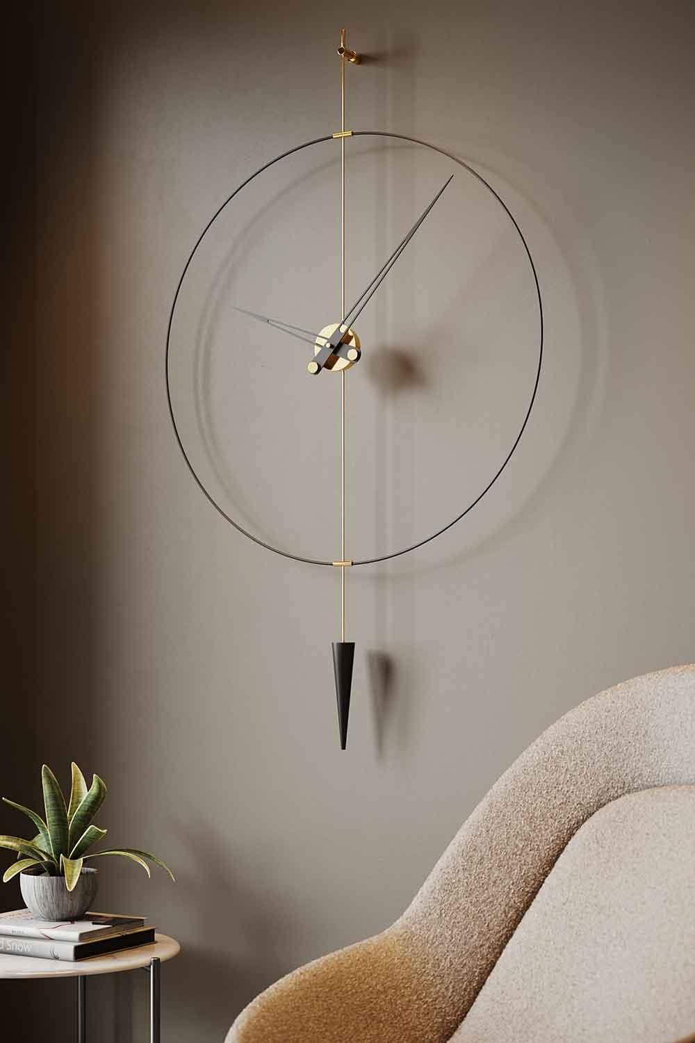 Mclocks-Pendulumplus 90 gold Dekoratif duvar saati-Duvar Saati-2-fleurdirect.live