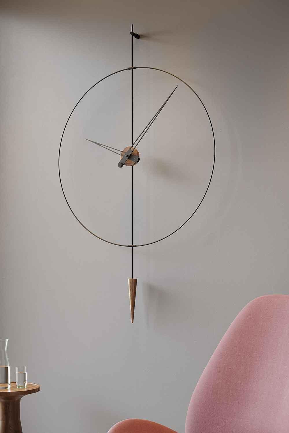 Mclocks-Pendulumplus 90 siyah Dekoratif duvar saati-Duvar Saati-2-fleurdirect.live