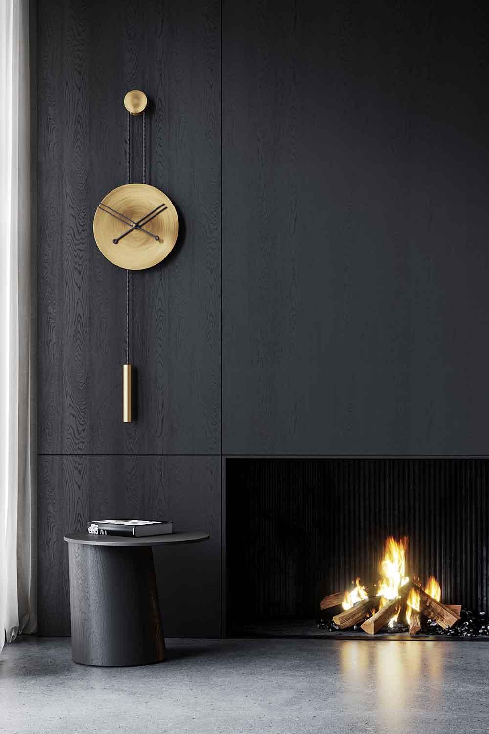 Mclocks-Serenity 30 antik gold Dekoratif duvar saati-Duvar Saati-1-fleurdirect.live