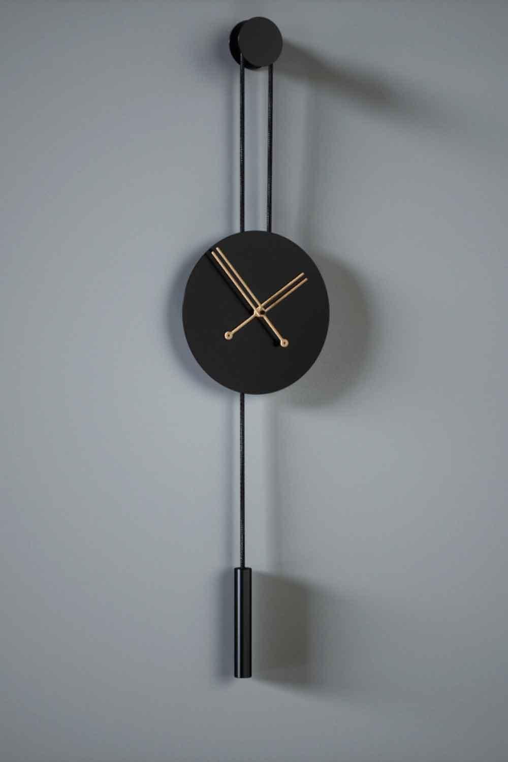 Mclocks-Serenity 30 siyah Dekoratif duvar saati-Duvar Saati-1-fleurdirect.live
