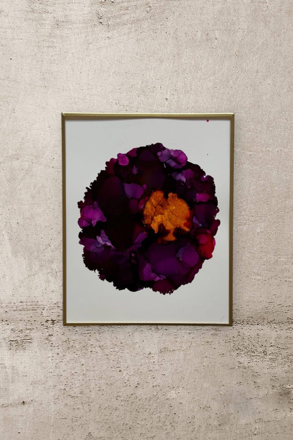 Melike Kara-'Flower' Çerçeveli Tablo-Tablo-1-fleurdirect.live