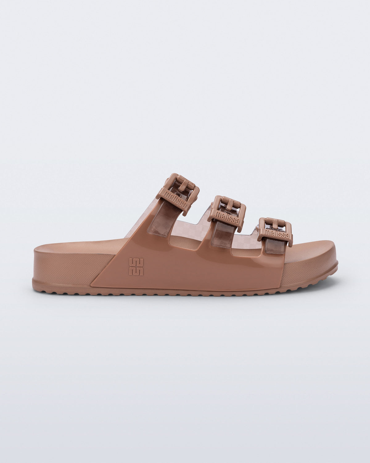 Melissa-Cozy Stripes Tokalı Üç Bantlı Terlik-Sandalet & Terlik-1-fleurdirect.live