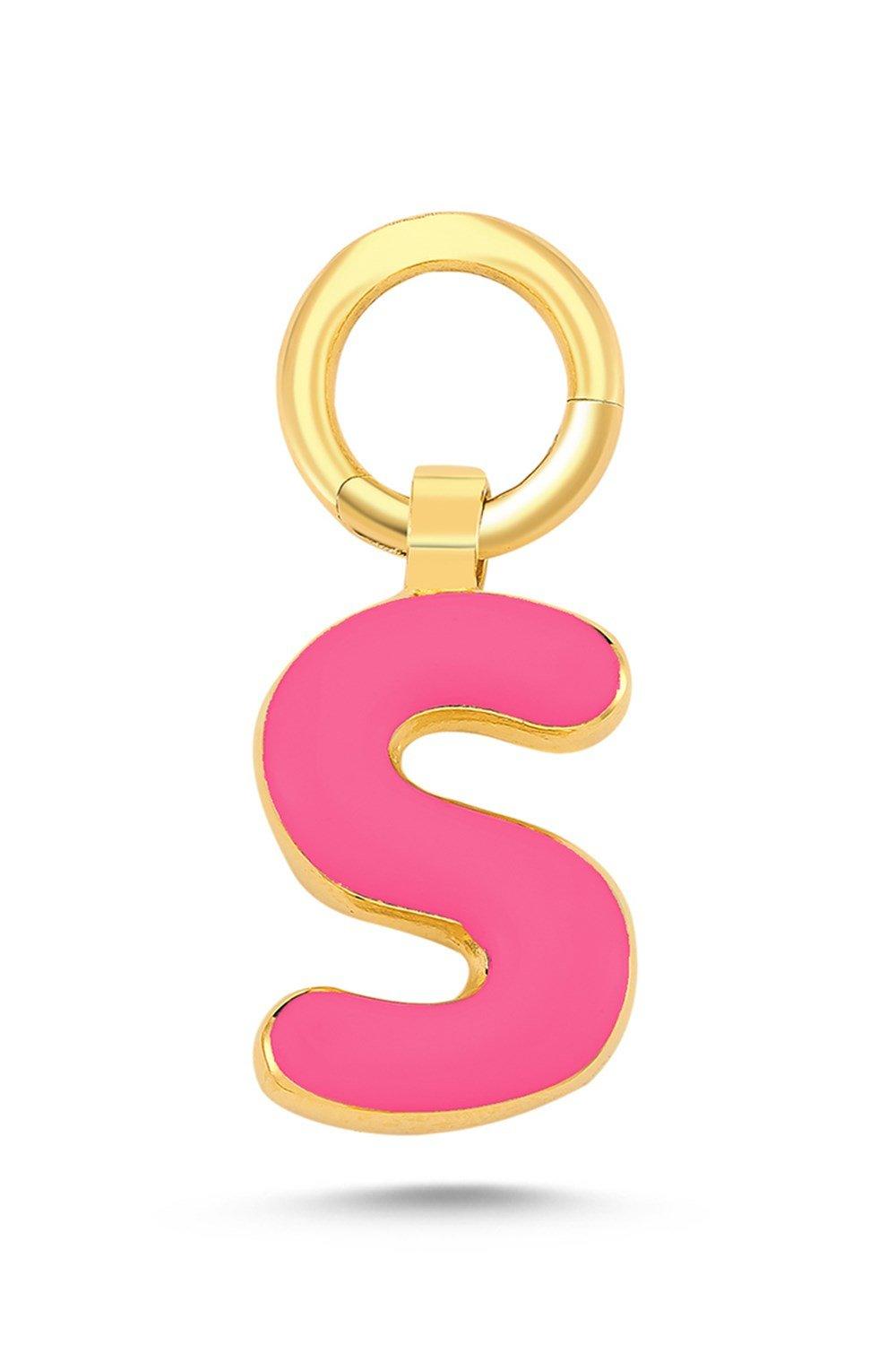 Mer's-Neon Only Charm - Mavi E Harfi-Charm-1-fleurdirect.live